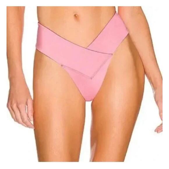 We Are HAH U Cheeky Thing Reversible Bottom Sz S Brown & Pink Shroom Combo $58 - Picture 1 of 10